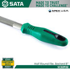 Sata SC03932 Half Round Bastard Cut File 8" - view 2