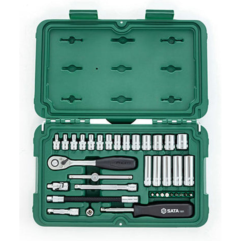 Sata SC09001 36Pc. 1/4" Dr. Socket Set - view 2
