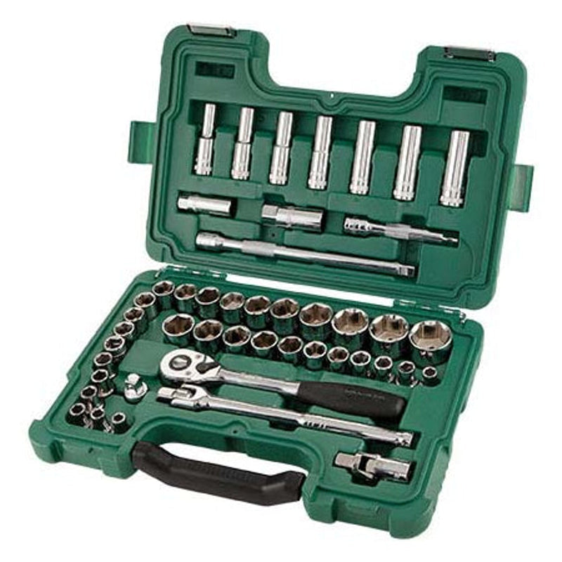 Sata SC09006 46Pc. 1/2" Dr. Socket Set, Metric & SAE