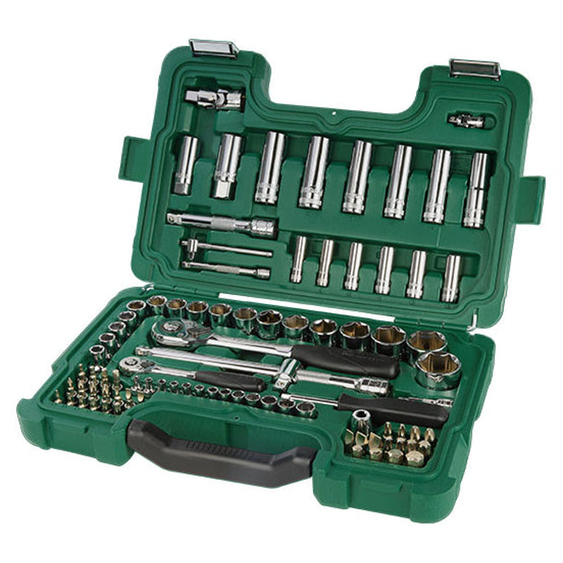 Sata SC09013 88Pc. 1/4" & 1/2" Dr. Socket Set