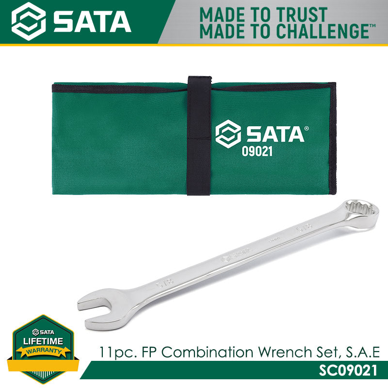 Sata SC09021 11Pc. Combination Wrench Set, SAE Secondary image