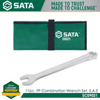 Sata SC09021 11Pc. Combination Wrench Set, SAE - view 2