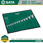 Sata SC09026 14Pc. Full Polish Combination Wrench Set - view 2