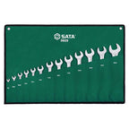 Sata SC09029 13Pc. Full Polish Open End Wrench Set