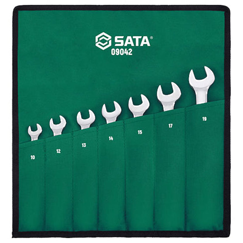 Sata SC09042 7Pc Flex Ratcheting Wrench Set 10-19mm - view 3