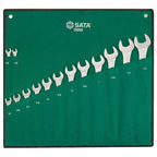 Sata SC09069 14Pc. Full Polish Combination Wrench Set, SAE