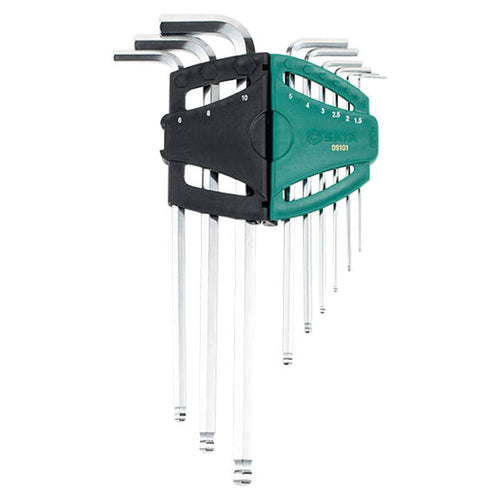 Sata SC09101 9Pc. Extra Long Ball Point Hex Key Set
