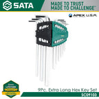 Sata SC09103 9Pc. Extra Long Hex Key Set