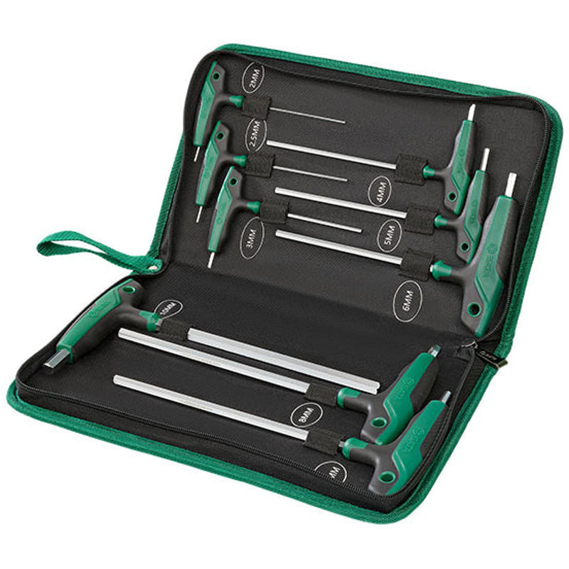 Sata SC09118 9Pc. T-Handle Hex Key Set