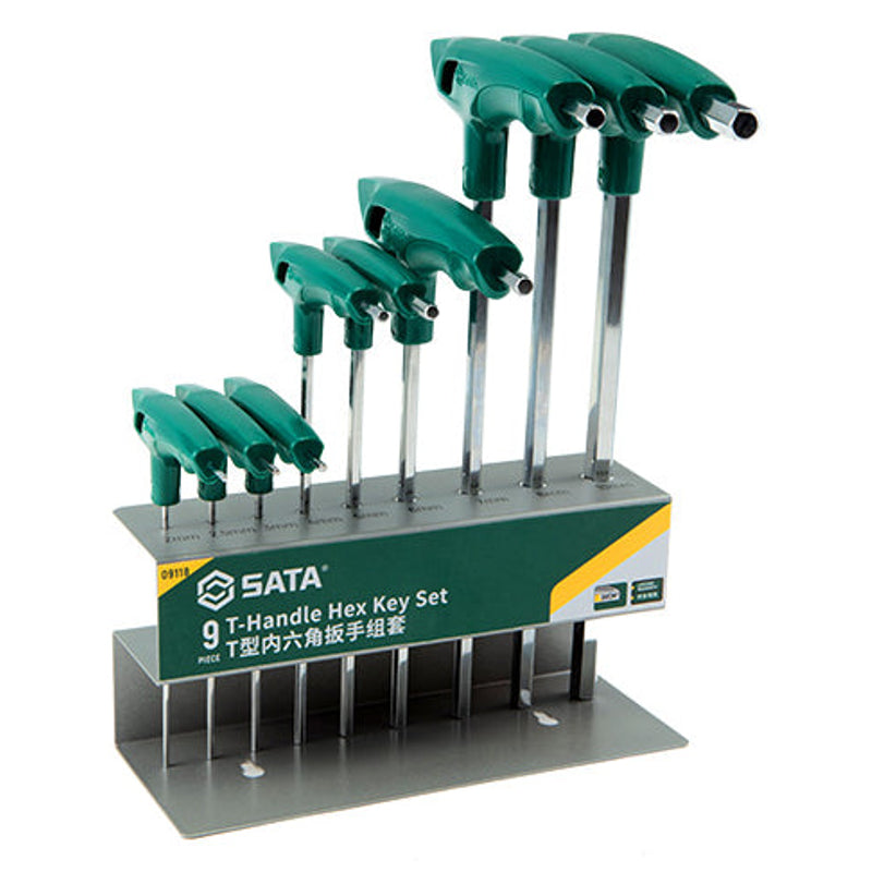 Sata SC09118 9Pc. T-Handle Hex Key Set - view 2