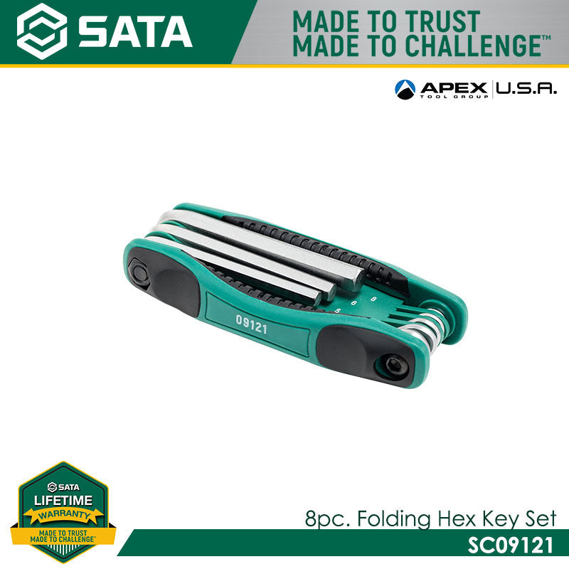 Sata SC09121 8Pc. Folding Hex Key Set - view 2