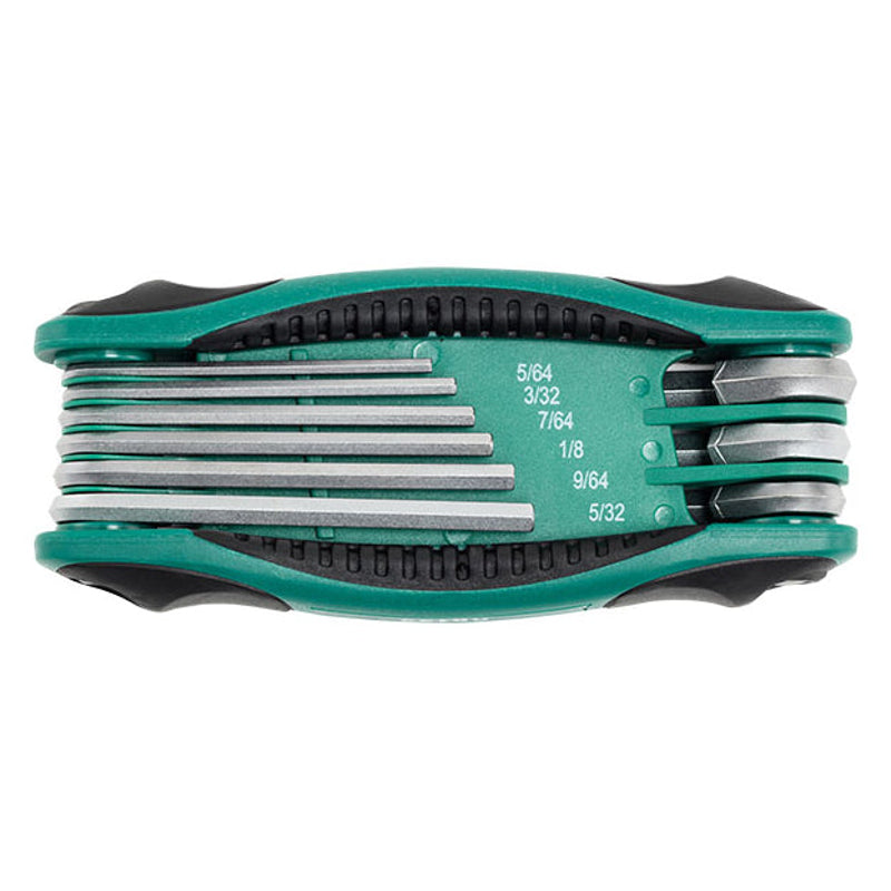 Sata SC09122 9Pc. Folding Hex Key Set, SAE - view 2