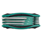Sata SC09123 8Pc. Folding Tamper-Proof Torx Key Set