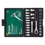 Sata SC09131 25Pc. 13mm Dr. Pass-Thru Ratcheting Set - view 2