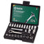 Sata SC09131 25Pc. 13mm Dr. Pass-Thru Ratcheting Set