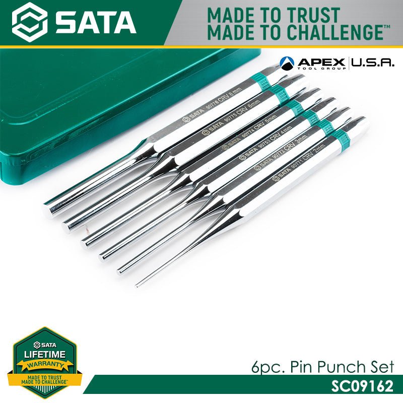 Sata SC09162 6Pc. Pin Punch Set - view 3