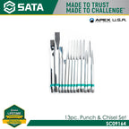 Sata SC09164 13Pc. Punch & Chisel Set - view 2