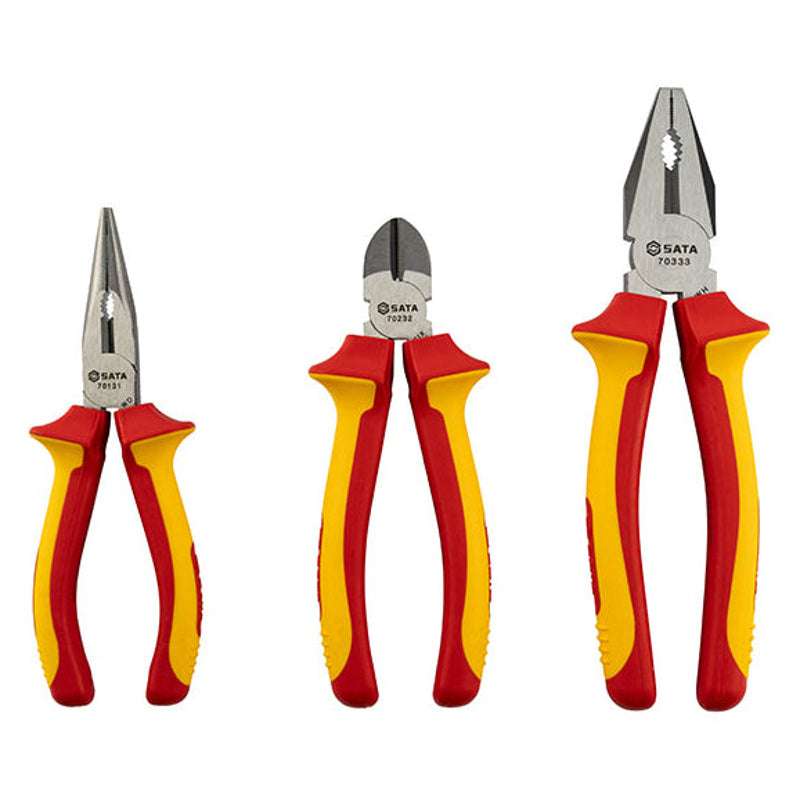 Sata SC09261 3Pc. VDE Insulated Pliers Set Main image