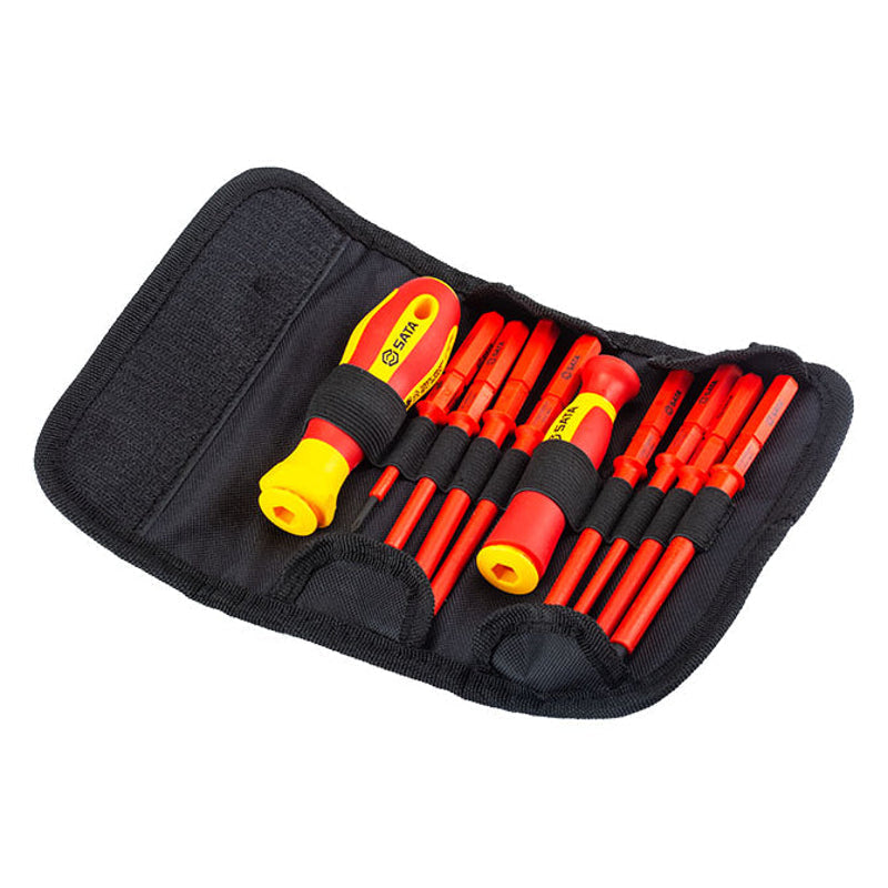 Sata SC09304 10Pc. VDE Interchangeable Screwdriver Set