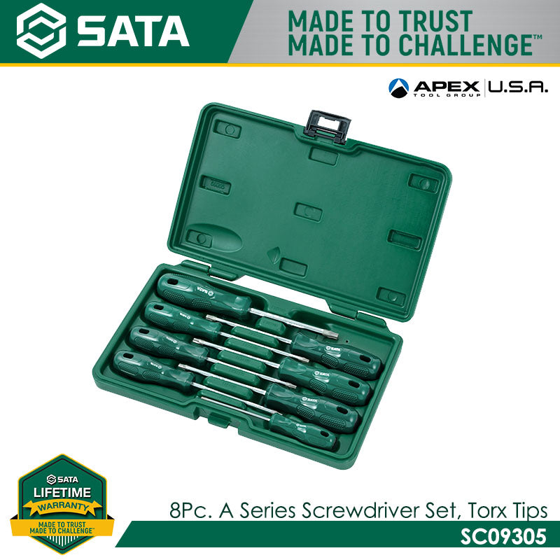 Sata SC09305 8Pc. A Series Screwdriver Set, Torx Tips Main image