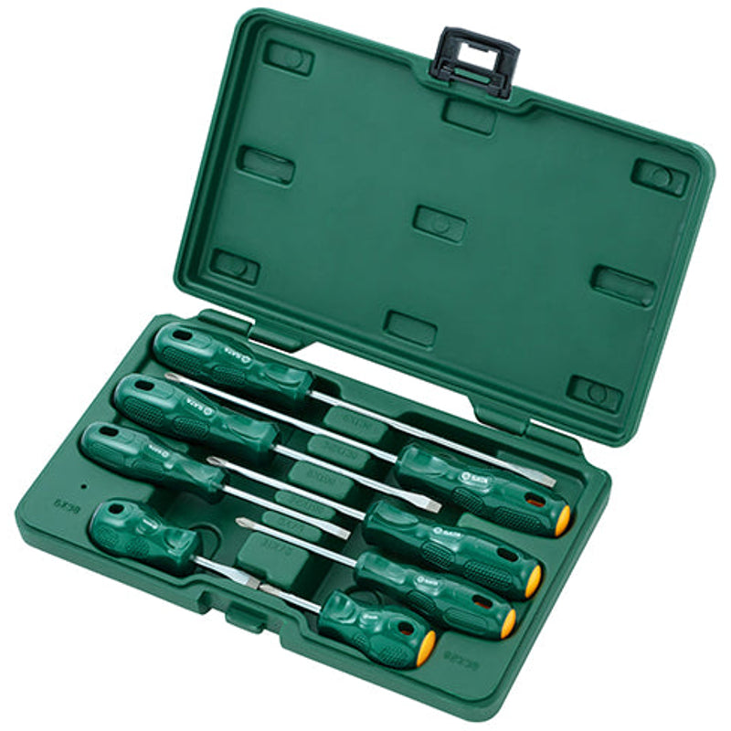 Sata SC09306 8Pc. A Series Screwdriver Set, Slotted & Phillips Tips - view 2