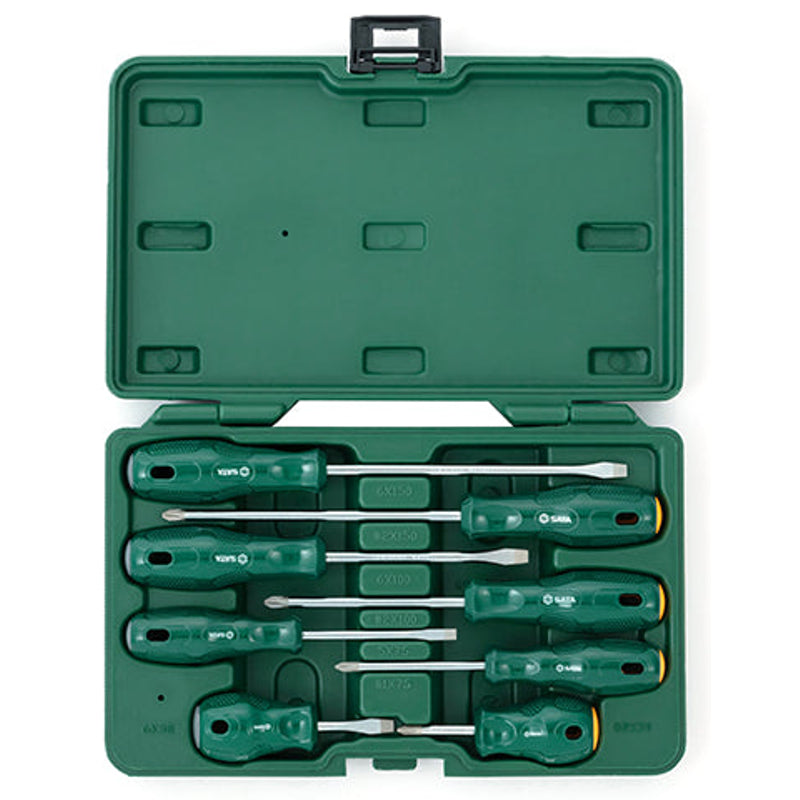 Sata SC09306 8Pc. A Series Screwdriver Set, Slotted & Phillips Tips - view 3