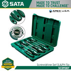 Sata SC09307 Screwdriver Set Slotted and Phillips Tip
