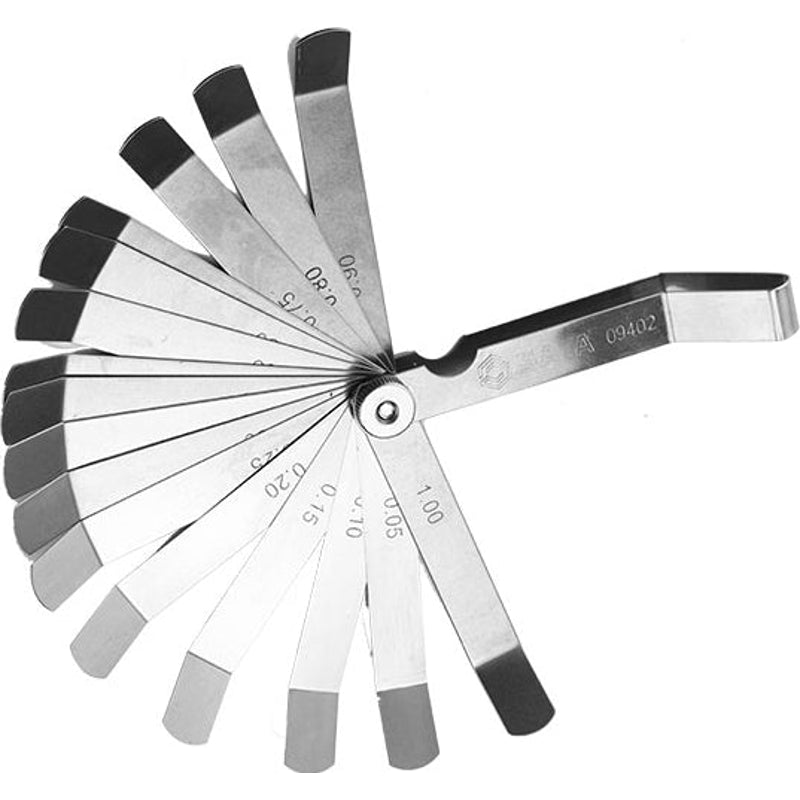 Sata SC09402 16Pc. Feeler Gauge Set 0.05-1.00mm Main image