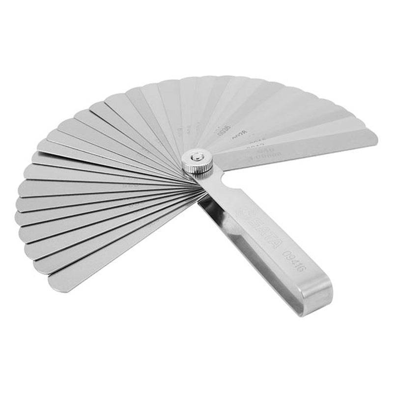 Sata SC09416 32Pc Metric and Inch High Precision Feeler Gauge Set