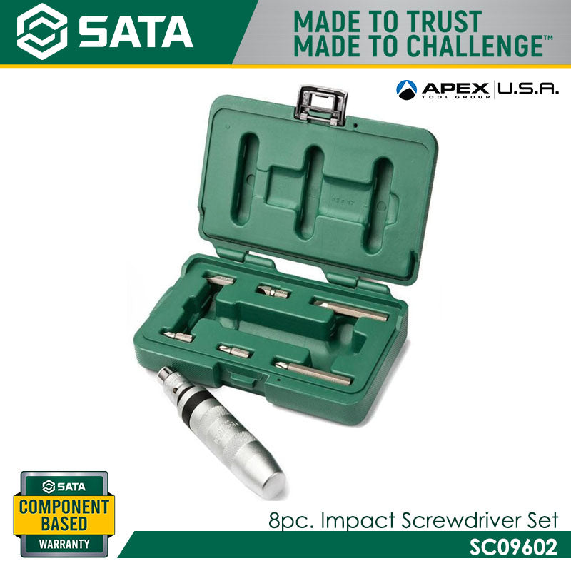 Sata SC09602 8Pc. Impact Driver Set