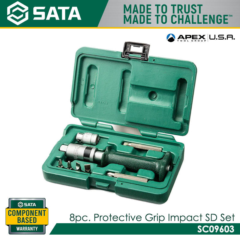 Sata SC09603 8Pc. Protective Grip Impact Driver Set Main image