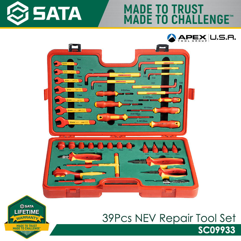 Sata SC09933 39Pc. NEV Repair Tool Set - view 2