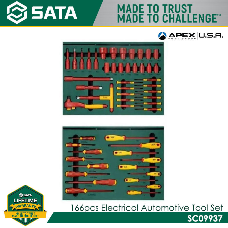 Sata SC09937 166Pc NEV Repair Tool Set - view 3