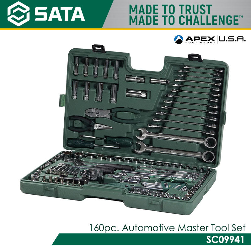 Sata SC09941 160Pc Automotive Master Tool Set