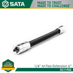 Sata SC11922 1/4" Dr. Flex Extension Bar 6" - view 2