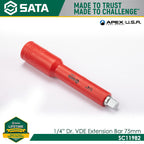 Sata SC11982 1/4" Dr. VDE Extension Bar 75mm - view 2