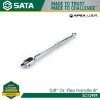 Sata SC12909 3/8" Dr. Flex Handle 8"