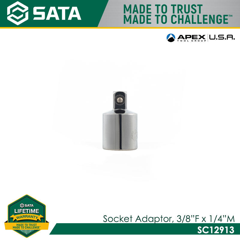 Sata SC12913 Socket Adaptor, 3/8"F x 1/4"M - view 2