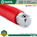 Sata SC12984 1/2" Dr. VDE T-Handle 200mm - view 2