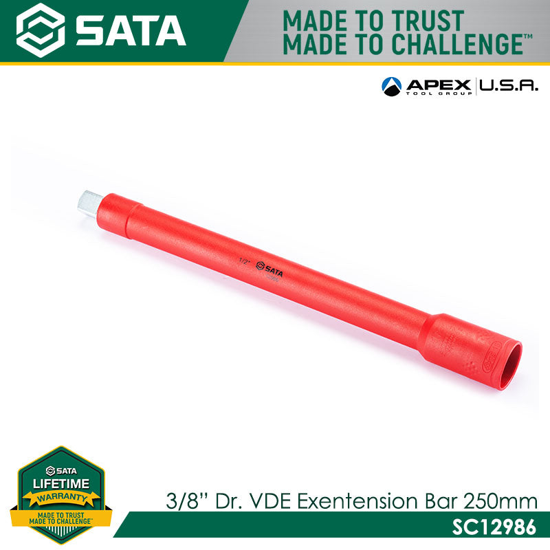 Sata SC12986 1/2" Dr. VDE Extension Bar 250mm - view 2