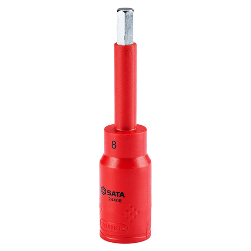 Sata SC24410 1/2" Dr. VDE Bit Socket Hexagon 10x120mm