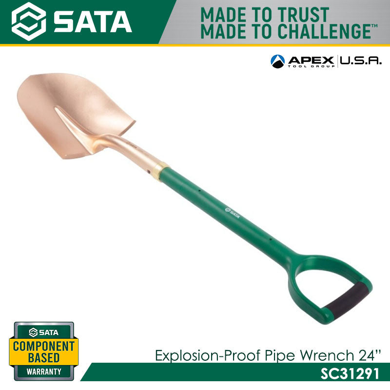 Sata SC31291 Explosion Proof Round Point Shovel 210x1030mm - view 3