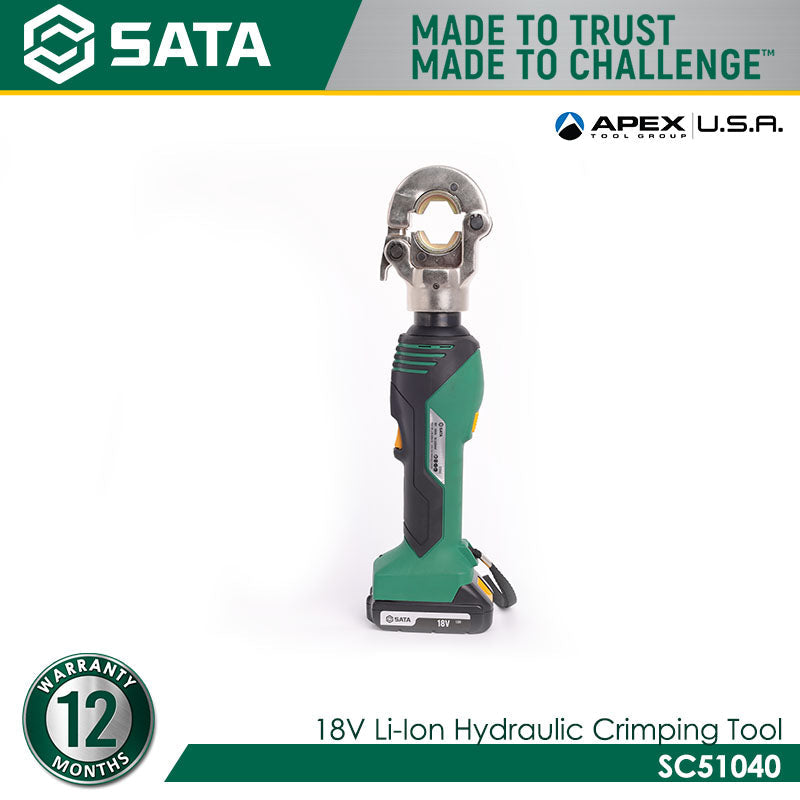 Sata SC51040 18V Li-Ion Hydraulic Crimping Tool - view 3
