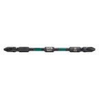 Sata SC59812 10Pc. 1/4" Hex Shank Double End Impact Bits 110mm, #2/#2