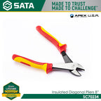 Sata SC70234 Insulated Diagonal Pliers 8" - view 2