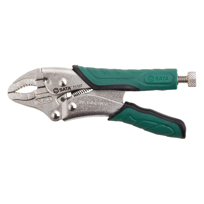 Sata SC71107 Quick Release Locking Pliers, Curved Jaw 10"