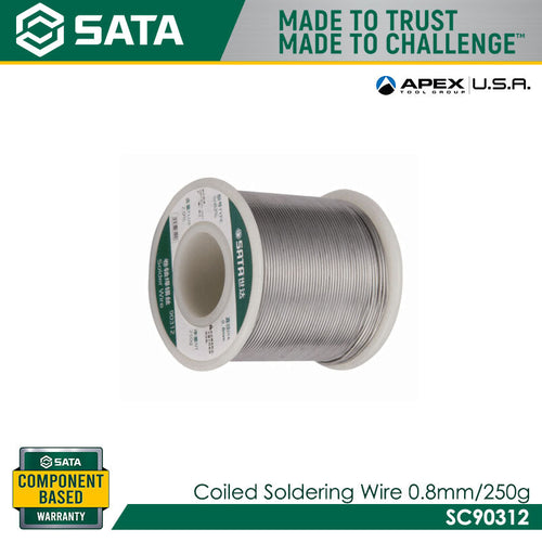 Sata SC90312 Coiled Soldering Wire 0.8mm/250g