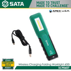 Sata SC90607 Wireless Charging Folding Worklight 600lm - view 2