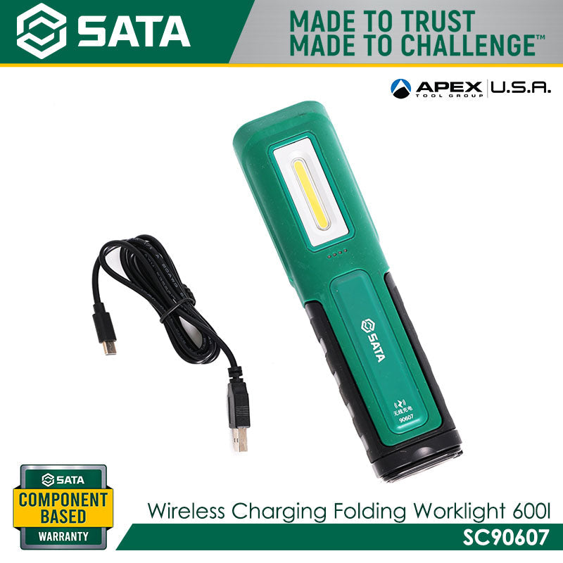 Sata SC90607 Wireless Charging Folding Worklight 600lm - view 2