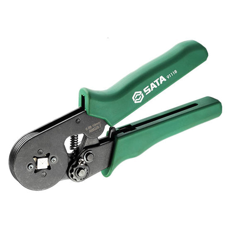 Sata SC91118 Self-Adjusting Crimping Pliers for End Sleeves 7" Main image